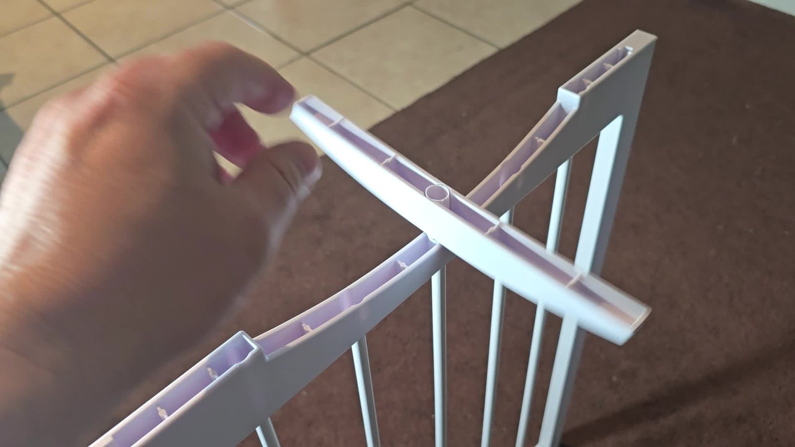 Free Standing Dog Gate Indoor, Foldable Dog Gate for Doorways Stairs Hallways, 3-Panel Freestanding Pet Gate with Support Feet for Stability, Folding Puppy Gate Easy to Move, Doggy Gate 54"x24" - Image 6